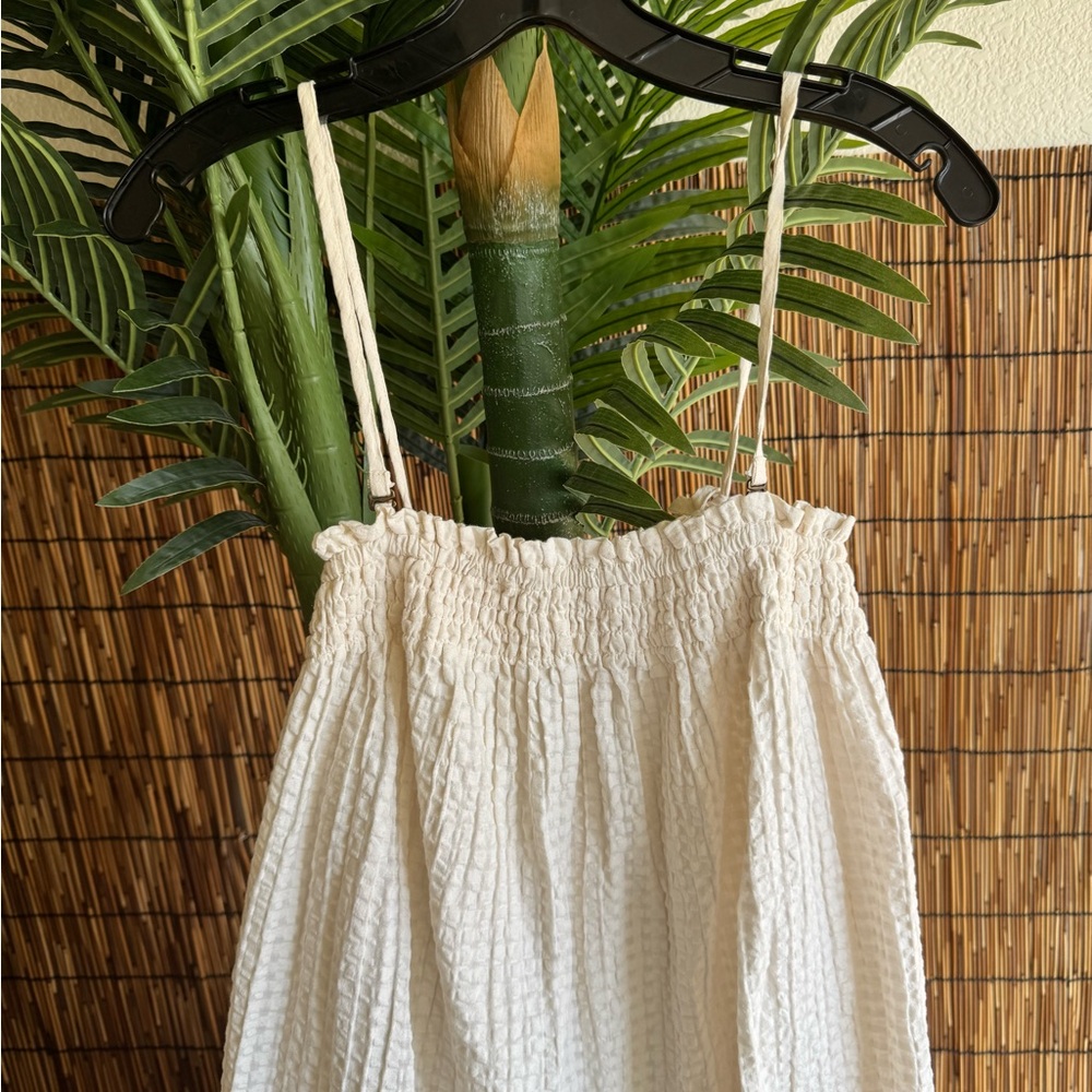 Free People Penelope Pucker Check Midi Dress - Picture 2 of 6